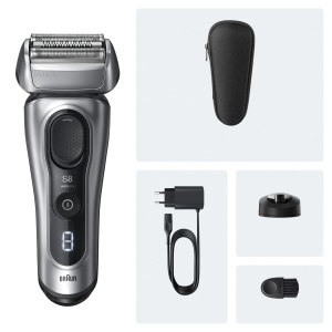 Rasitor Electric Braun Series 8, 8617s, Argintiu, 60 min autonomie - Img 7