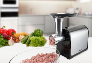 Rasnita carne AMG300SS, 1300 W, 2 discuri inox, pentru carne tocata si carnati - Img 3