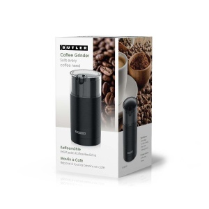Rasnita electrica Butler pentru cafea 150W lame din otel inoxidabil capacitate 70g Negru - Img 6