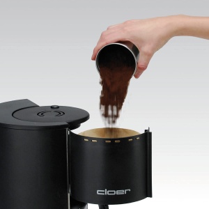 Rasnita electrica de cafea si condimente Cloer 7580, 200 W, pentru pesto, nuci si cereale, boabe de cafea de pana la 70 g, recipient detasabil din otel inoxidabil, negru - Img 5