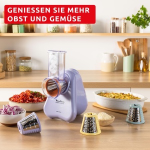 Rasnita electrica legume Moulinex Fresh Express DK8546E0, 4-in-1, compacta, mov - Img 6