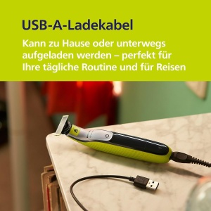 Rasnita electrica Philips OneBlade 360 Face Body, 3x lame 360, 4x capete de tuns - Img 6