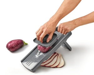Rasnita Metaltex Slice-V cu 5 insertii, protectie pentru degete, gri - Img 2