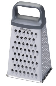 Rasnita multifunctionala Fackelmann din otel inoxidabil, culoare Gravity Grey, 11 x 9 x 21,5 cm