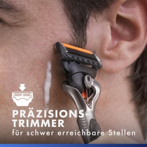Rasoir Barbati Gillette Fusion5 Proglide, Metal, GriNegru, 5 Lame - Img 5