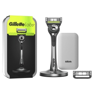 Rasoir cu Peeling Gillette Labs, 1 Griff, 2 Klingen, Design Ergonomic