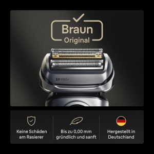 Rasoir electric Braun Series 9 PRO cu cap de ras 96M, argintiu, fabricat in Germania - Img 6