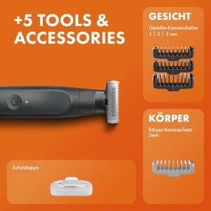 Rasoir electric Gillette Fusion One, negru, cu 45 minute autonomie, multifunctional - Img 8