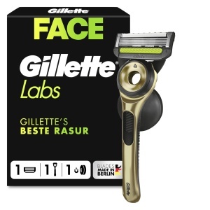 Rasoir pentru barbati Gillette Labs Champion Gold Edition, cu 5 lame si Peeling
