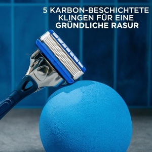 Rasoir pentru barbati Wilkinson Sword Hydro 5, 12 lame, gel hidratant, trimmer pliabil - Img 3