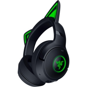 Razer Kraken Kitty V2 BT Casti Gaming Bluetooth RGB cu microfon Noise-Cancelling Negru
