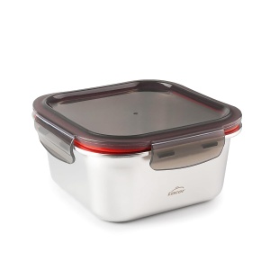 Recipient alimentare Lacor 64614, inox 1810, 1500 ml, 100 etans