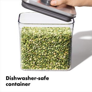 Recipient OXO POP, 4,2 L, transparent, cu capac din otel inoxidabil - Img 6