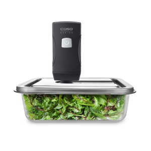 Recipient vid CASO VacuBoxx Inox XL, 4500 ml, sticla borosilicata, capac inox - Img 6