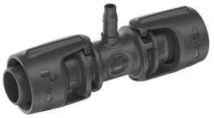 Reducere T pentru Sistem Micro-Drip Gardena, 13 mm la 4,6 mm, 5 buc