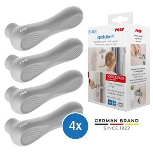 Reer HandleGuard Protectie Maner Usa Set 4 Bucati Silikon Gri - Img 2
