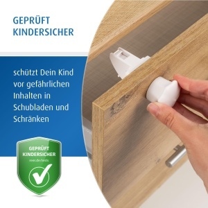 Reer Magnetschloss Set 8 Piese Siguranta Magnetica pentru Copii si Bebelusi - Img 3