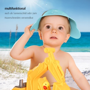 Reer MyHappyBath Cap Protectie pentru sampon ajustabila albastru 40-55 cm - Img 5