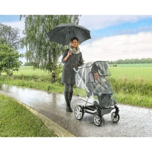 Reer RainCover Active Protectie Ploaie Universala pentru Buggies si Sportwagen - Img 7