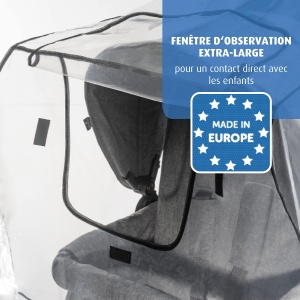 Reer RainCover Duo Protectie Ploaie Carucior Frati si Gemeni PVC-Free - Img 6