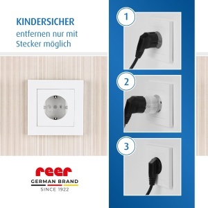 Reer Set Protectie Priza Transparent 5 Bucati Siguranta Copii - Img 6