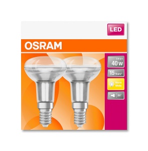 Reflector LED Osram R50 E14, 2.6W, 210lm, Lumina Calda 2700K, Set 2 Bucati - Img 3
