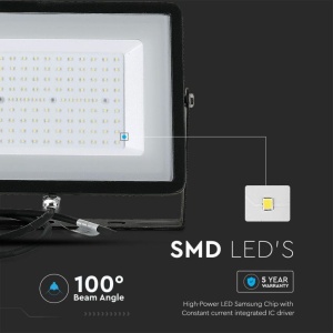 Reflector LED V-TAC 100W cu Chip Samsung, 8200 Lumen, Negru - Img 7