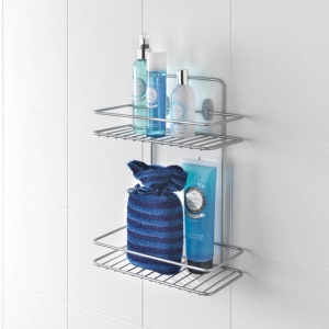 Regal Metaltex Reflex 404212 2 Etaje 26x13x35cm Metal Durabil - Img 3