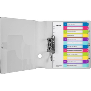 Register Leitz WOW A4, 12 Trennblatter, extrabreit, mai multe culori - Img 3