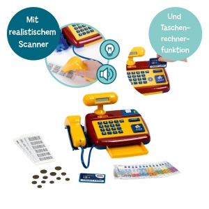 Registru electronic Theo Klein cu scanner si sunete, pentru copii de la 3 ani - Img 2