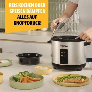Reiscocher Tristar RK-6145, 1,5 L, 500 W, inox - Img 5