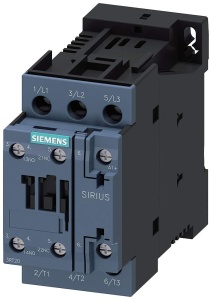 Releu Siemens 3RT2, 24V DC, 3-polig, 25A, 11 kW