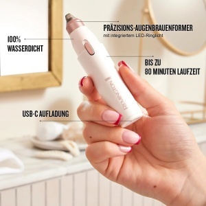 Remington BareMe WFS200 Aparat 2-in-1 pentru indepartarea parului facial si conturarea sprancenelor USB-C 100 rezistent la apa - Img 3