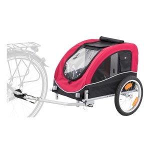 Remorca pentru caini TRIXIE, pliabila, 30 kg, 58 x 52 x 79 cm, rosieneagra