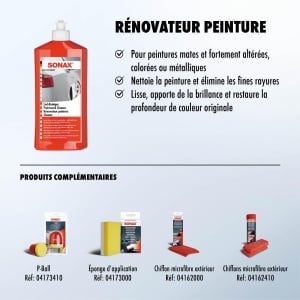 Renovator vopsea SONAX 500 ml pentru vopsele metalizate si normale, redare culoare - Img 3