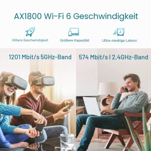 Repetitor WiFi TP-Link RE605X, Dualband, 1200Mbits, OneMesh, Alb - Img 5