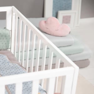 Roba Lil Planet Laken Bio-Bumbac GOTS Frosty Green 60x120 - 70x140 - Img 4