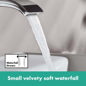 Robinet de baie hansgrohe Vivenis, crom, economisire apa, inaltime 110 mm - Img 3