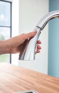 Robinet de bucatarie GROHE Zedra, crom, cu dus retractabil si 3 tipuri de jeturi - Img 9