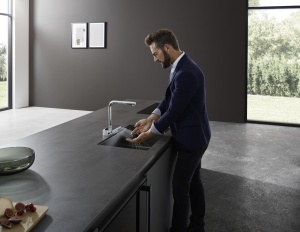 Robinet de bucatarie hansgrohe Aquno Select M81, crom, 250mm, 2 tipuri de jet - Img 8