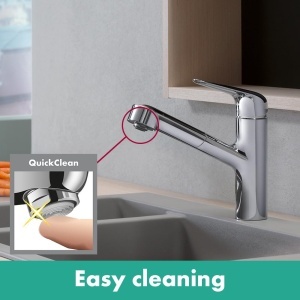 Robinet de bucatarie hansgrohe Focus M42, crom, cu dus retractabil, 150 mm - Img 7
