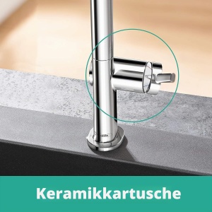 Robinet de bucatarie hansgrohe Talis M54, 1 levier, crom, cu dus retractabil - Img 6