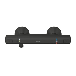 Robinet de dus GROHE Precision Start, negru, cu termostat si tehnologie de economisire a apei - Img 4