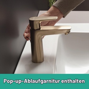 Robinet monocomanda hansgrohe Talis E, Bronz Periat, 110mm, EcoSmart - Img 7