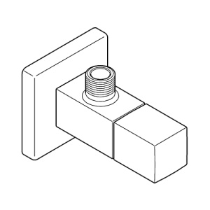 Robinet unghiular Grohe Eurocube 22012000 12 inch finisaj cromat - Img 3