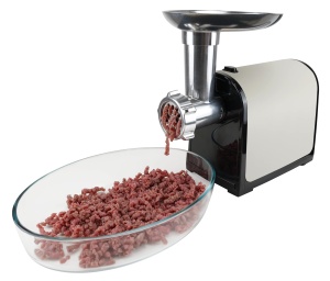 Robot de bucatarie AMG300HM, 1300 W, 2 discuri din inox, pentru carne si preparate