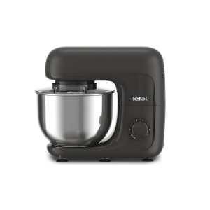 Robot de bucatarie Tefal Bake Essential Coal 4-in-1, set de coacere + masina de tocat carne, 800 W, 6 viteze si functie de impuls, bol din otel inoxidabil, capacitate de 4,8 litri, negru, QB161H38 - Img 2