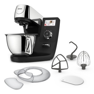 Robot de bucatarie Tefal I-Coach Touch QB950D37, 1200 W, 21 programe automate, negrusilver