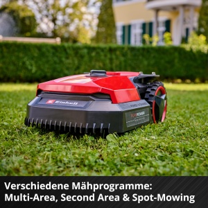 Robot de tuns gazon Einhell FREELEXO 500 Power X-Change 500 m2 control prin aplicatie IPX5 - Img 8