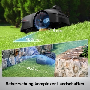 Robot de tuns iarba Mova ViAX 500, capacitate 600 m, tehnologie AI, control prin aplicatie - Img 5